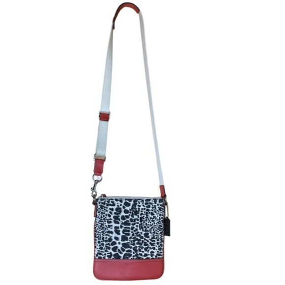 COACH Legacy Ocelot Print Swingpack Crossbody Bag - Picture 3 of 8